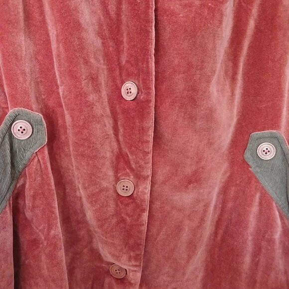 Vintage April Cornell XXL Coat Velvet - Picture 5 of 6